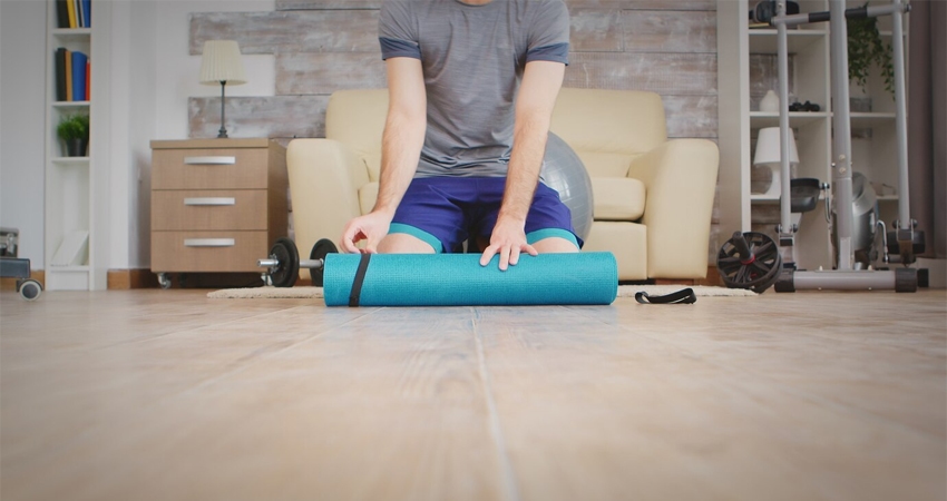 Cách giặt thảm yoga cao su tại nhà