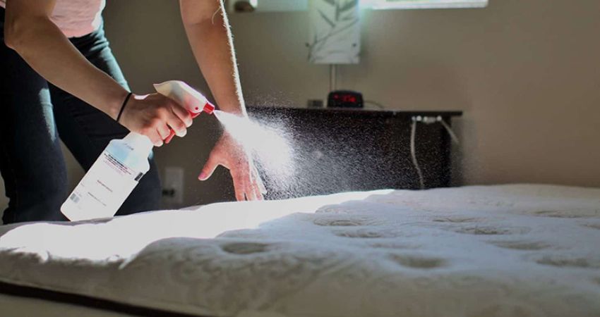 Nước muối loãng giúp tẩy vết máu trên nệm, áp dụng phương pháp này khi vệ sinh sofa vải nhé!