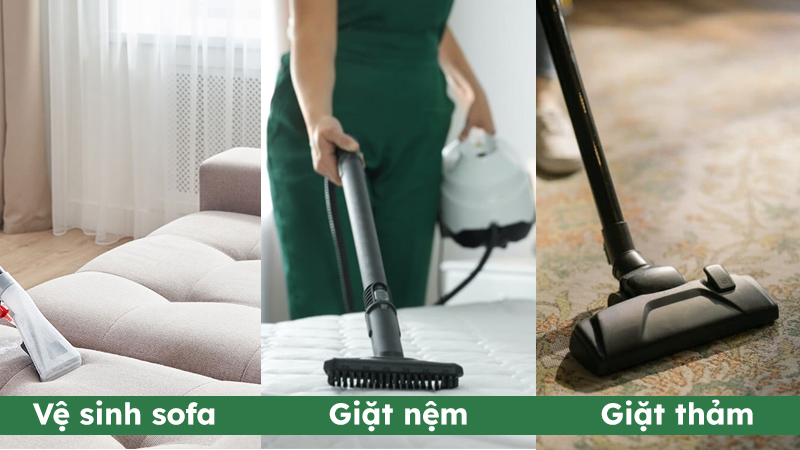 Ngoài vệ sinh sofa quận 4 thì Vesinhtoday còn cung cấp dịch vụ giặt thảm và giặt nệm tại nhà