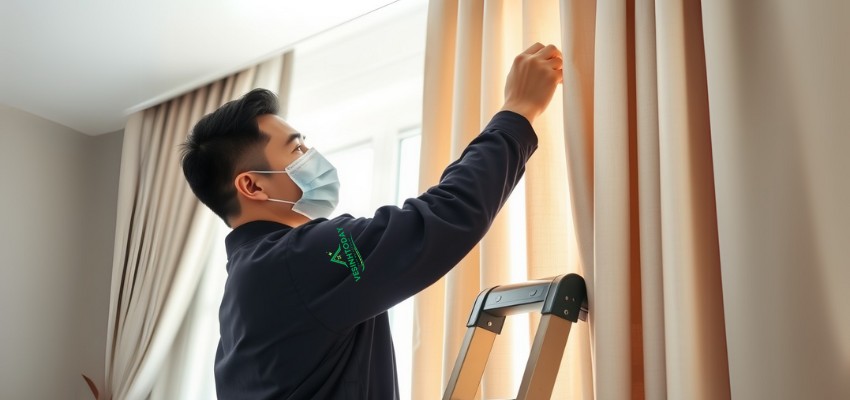 Chọn dich vụ giặt rèm cửa quận Tân Bình tại nhà để tiết kiệm thời gian, chi phí và công sức
