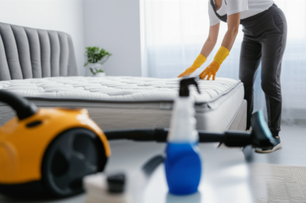 Tầm quan trọng của việc vệ sinh nệm định kỳ.
