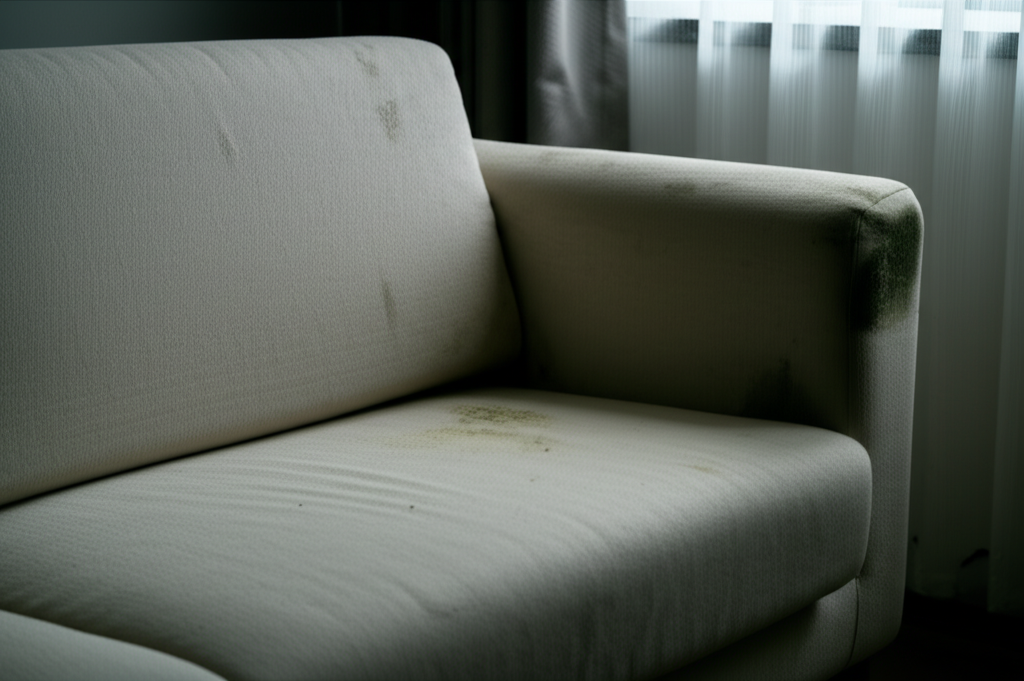 Ghế sofa dễ bị mốc trong mùa mưa do độ ẩm cao và thiếu thông gió.