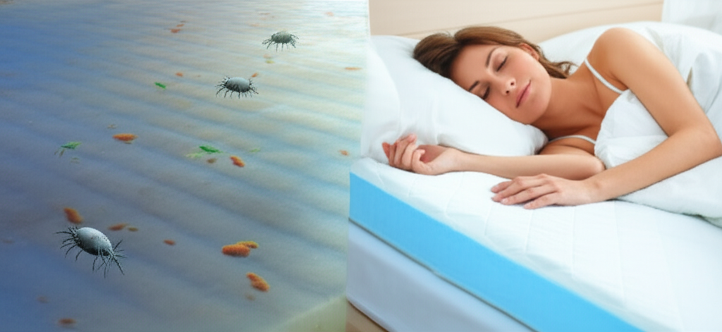 Tầm quan trọng của việc vệ sinh nệm topper gel định kỳ để bảo vệ sức khỏe và chất lượng nệm.