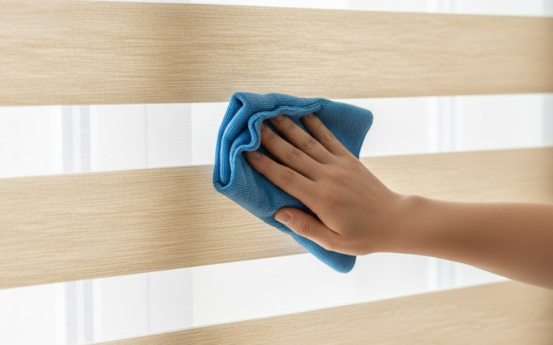 Lau sạch các vết bẩn cứng bằng khăn lau