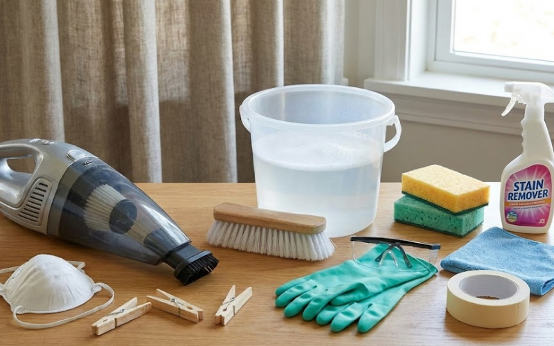 Chuẩn Bị Trước Khi Giặt Rèm