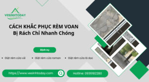 CÁCH KHẮC PHỤC RÈM VOAN Bị Rách Chỉ Nhanh Chóng