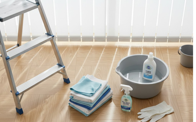 Các dụng cụ cần chuẩn bị để tháo rèm lá dọc