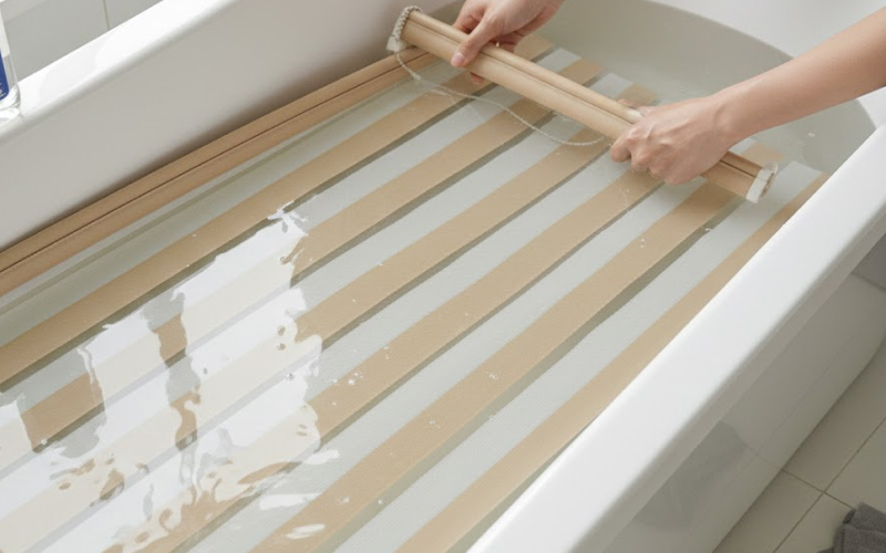 Cách giặt rèm cầu vòng đúng cách