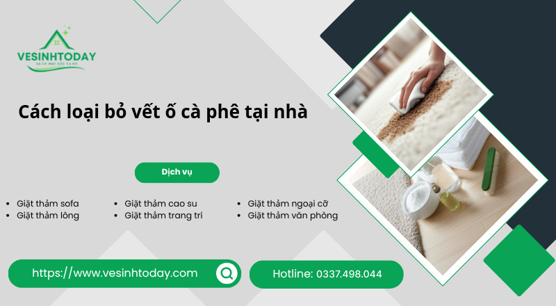 Cách loại bỏ vết ố cà phê tại nhà