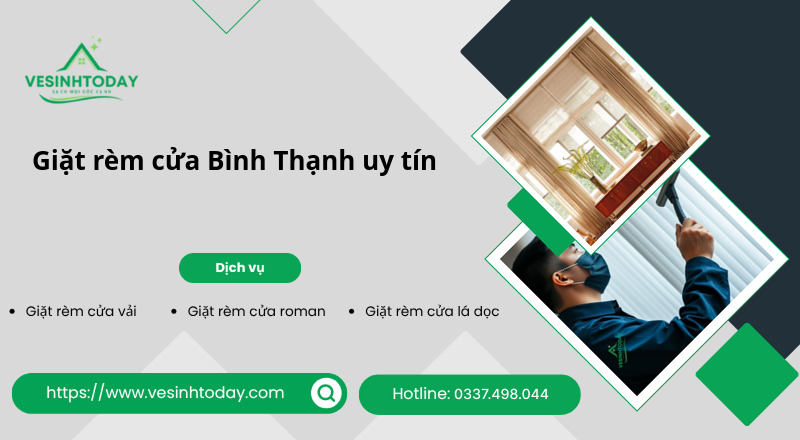 Giặt rèm cửa Bình Thạnh uy tín