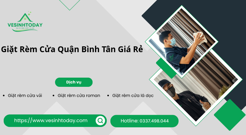 Giặt Rèm Cửa Quận Bình Tân Giá Rẻ