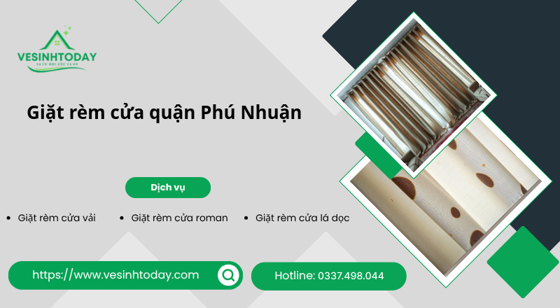 Giặt rèm cửa quận Phú Nhuận