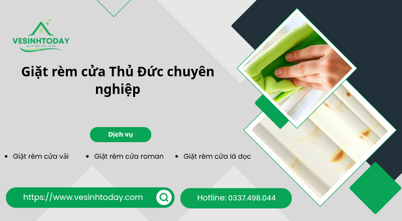 Giặt rèm cửa Thủ Đức chuyên nghiệp
